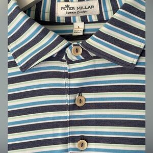 Peter Millar Striped Polo